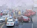 Из-за смога крупная авария произошла на Каширском шоссе (ФОТО)