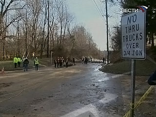 Коммунальная авария в пригороде Вашингтона стала настоящим стихийным бедствием Коммунальная авария в пригороде Вашингтона стала настоящим стихийным бедствием