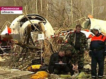В кабине разбившегося Ту-154 Леха Качиньского находился посторонний В кабине разбившегося Ту-154 Леха Качиньского находился посторонний