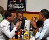 Обама и Медведев сходили поесть гамбургеров